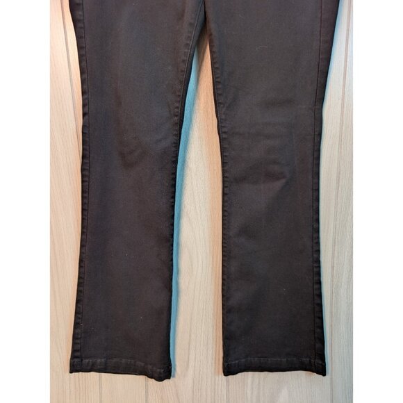 American Eagle Super Stretch Kick Boot Chino Pants Women’s Size 12 Short Black - Picture 3 of 10